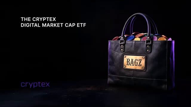 We just filed Pre-Effective amendment No.6 to our registration statement on form S-1 with the @SECGov for the Cryptex Digital Market Cap ETF ($BAGZ)